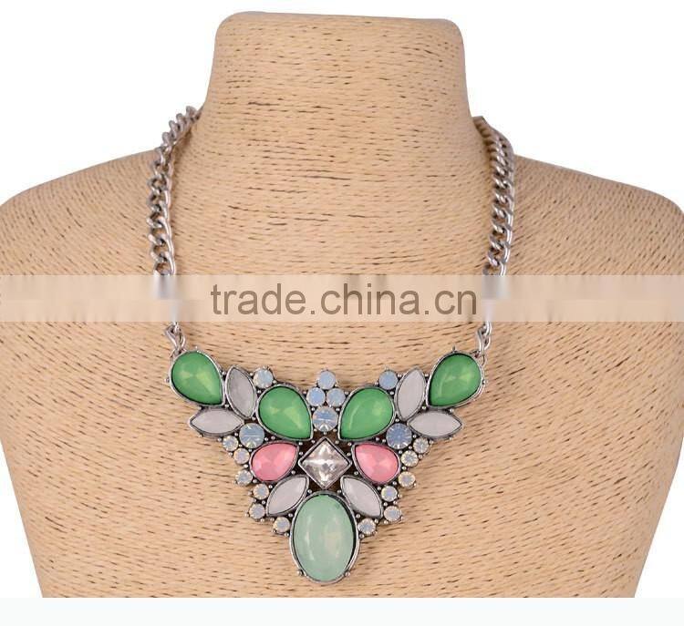 New arrival europe style necklace fashion jewelry fashion bead diamond necklace