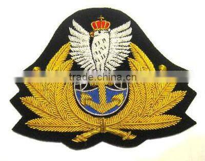 British R.A.F. Squadron Bullion Wire Blazer Badges