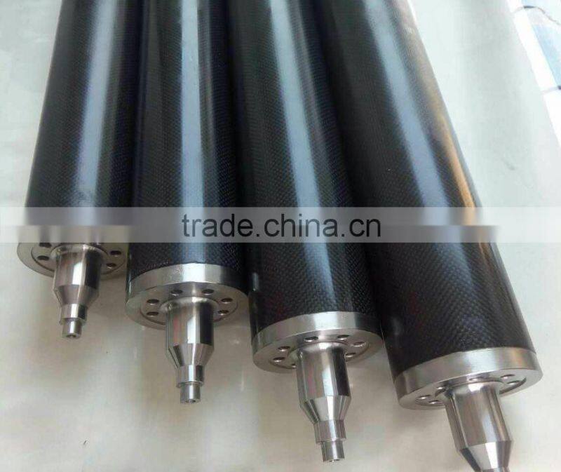 3K Carbon Fiber roller, 2 mm wall thickness or customerized