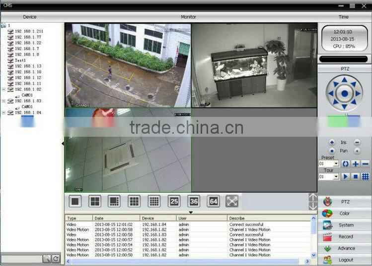 Dome IP camera 1080P 1/2.5" 2.0 Megapixel indoor/outdoor 4mm fixed lens,20M IR distance Hi 3516C ip camera