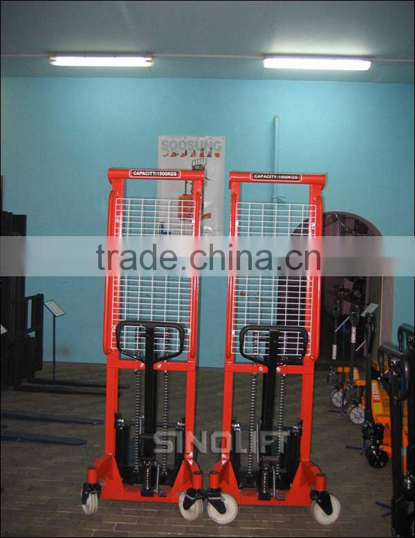 Sinolift-Manual Hydaulic Stacker with Cheap Price