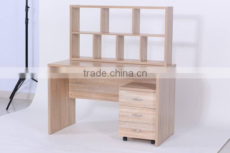 NOAHSION High Quality Computer Table With Useful Bookcase And Drawers