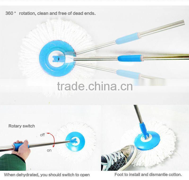 Spin Mop Deluxe Cleaning System with 2 Mop Heads