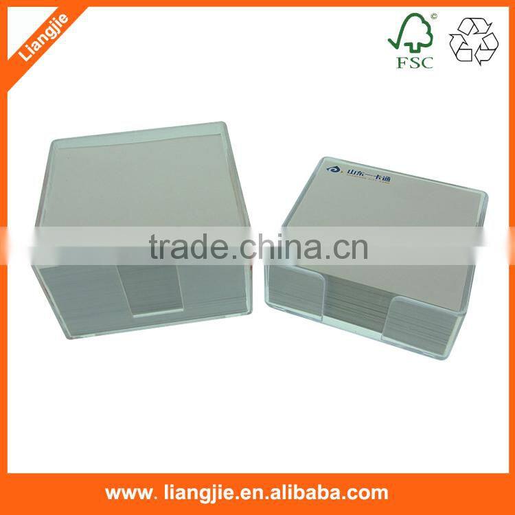 Customized printing sticky notes, memo pads in transparent plastic case