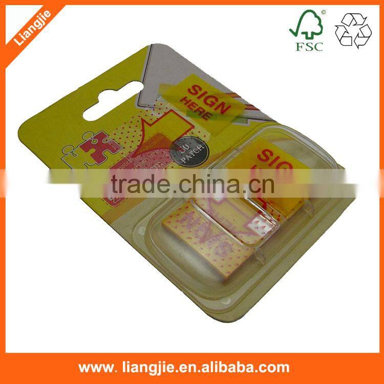 PET/PVC Sticky Notepad Index on PVC Tablet