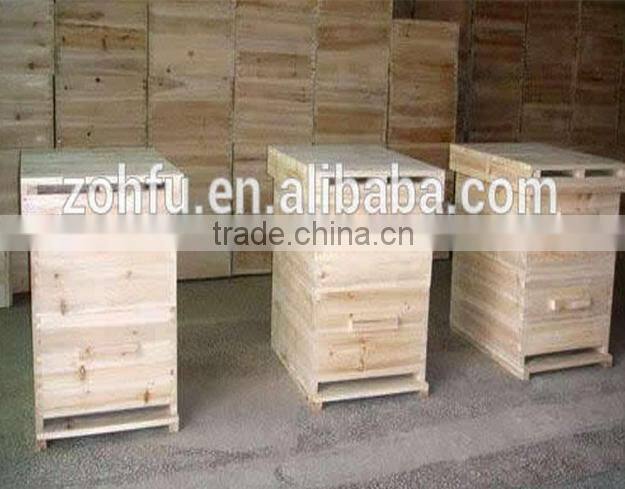 2016 new style hot sale Bee keeping deep box 1 or 2 layer Langstrong beehive