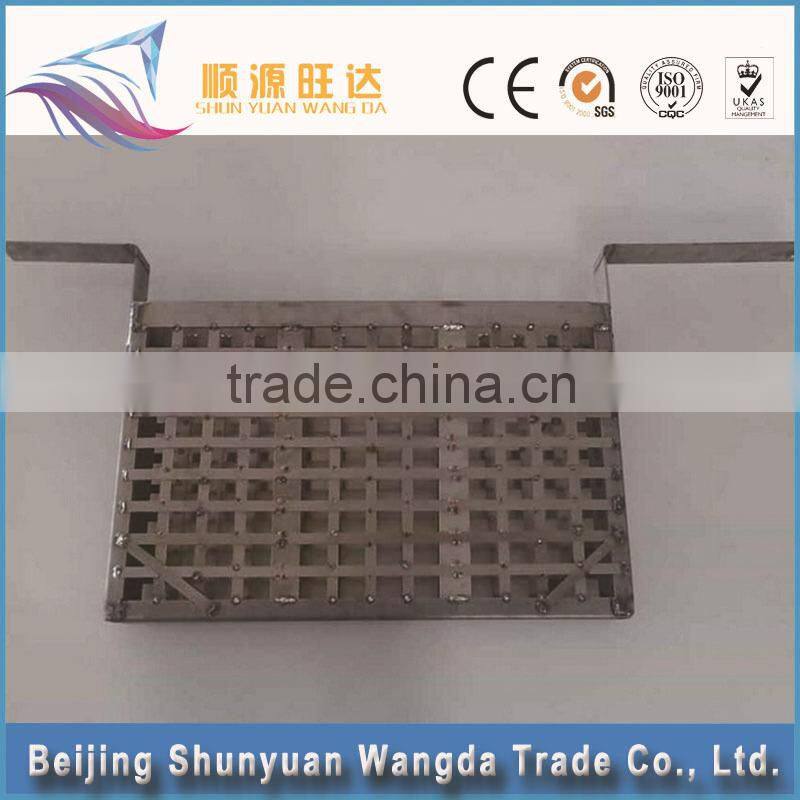 CP titanium anode basket with MMO Ru, Ir, Ta, Pt coating