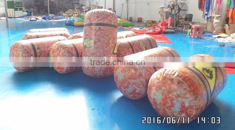 Inflatable Oil Barrel Bunker Factory Produce Paintball Bunkers