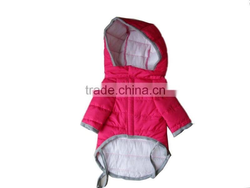 European style pet dog coat with hoody