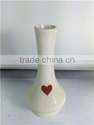 New products ceramic flower table decoration vase for valentine's day gift