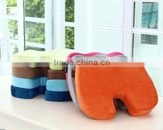 Memory Foam Coccyx Seat Cushion Chair Cushion Alleviates Lower Back or Sciatica Pain