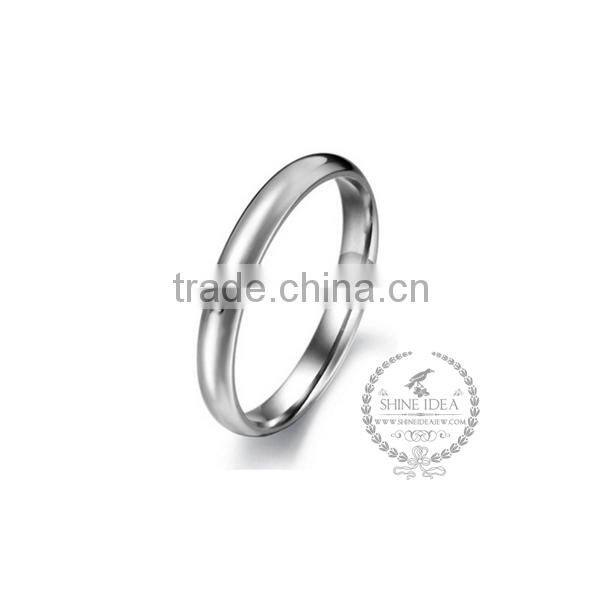 3MM Stainless steel round zircon simple ring fashion women ring wedding jewelry 6260486