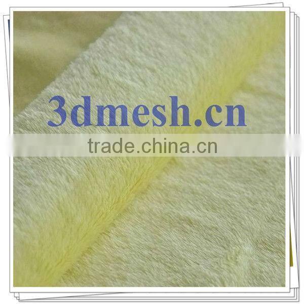 soft handfeel double coral flece fabric for making our soft garments