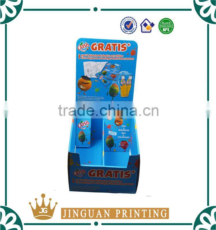 Custom made desktop corrugated paper display box