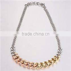 Luxury best friend forever zircon pendant for girls, genuine stingray leather pendant 18k gold plated necklace jewelry