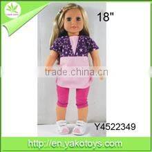 18 inch new plush lovely fashion cute hottest toy doll
