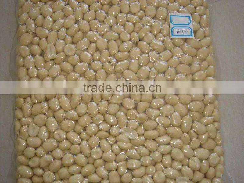 New crop Blanched Peanut kernels, round shape, carton packing top quality