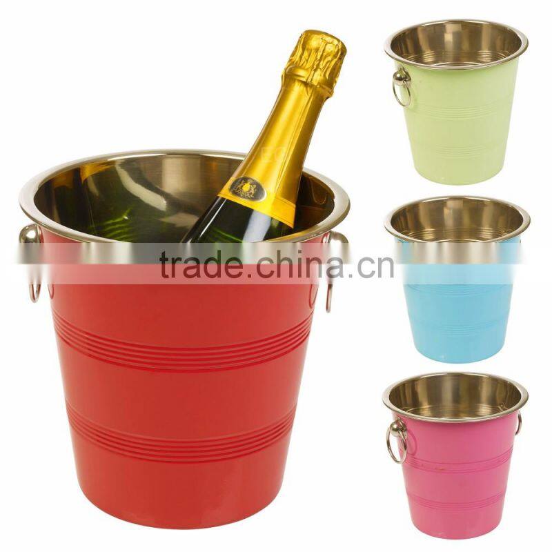 ecofriendly big stainless steel ice champagne bucket