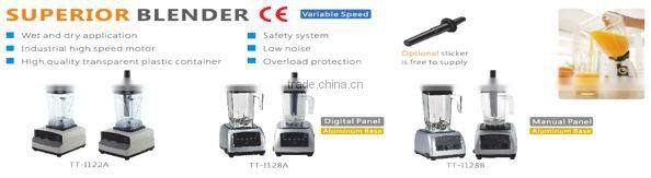 2016 CE Digital Control Aluminum Base 2 Liter for 220V Cheap Blender