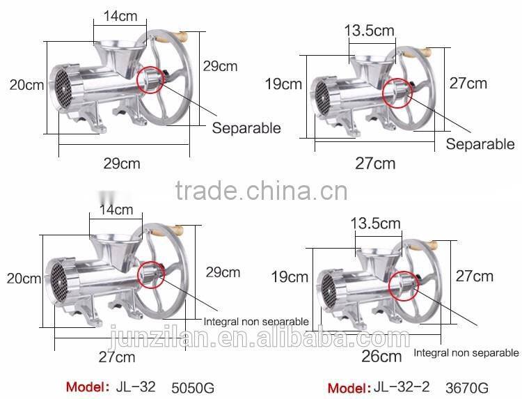 JCW-32 manual meat and bone mincer