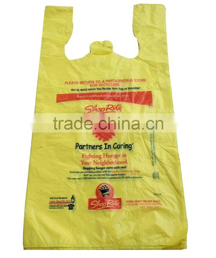 PE big black garbage bag/trash bag can liner