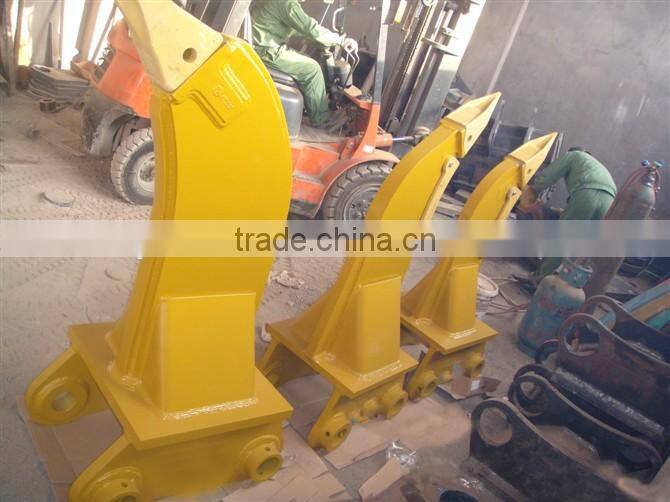 Vibro ripper for excavator attachment