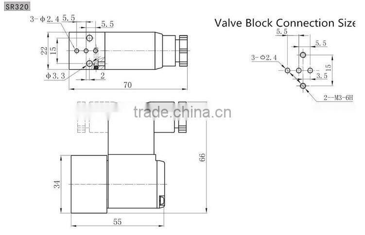 solenoid valve 3/2 way air solenoid valve 12v