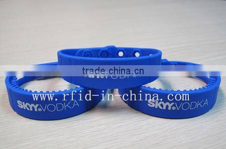 Cheap Popular RFID Custom Silicone Wristband, Colorful RFID Wristband Tag