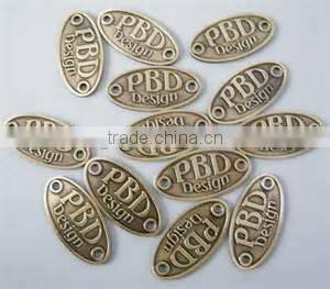embossed metal labels for furniture