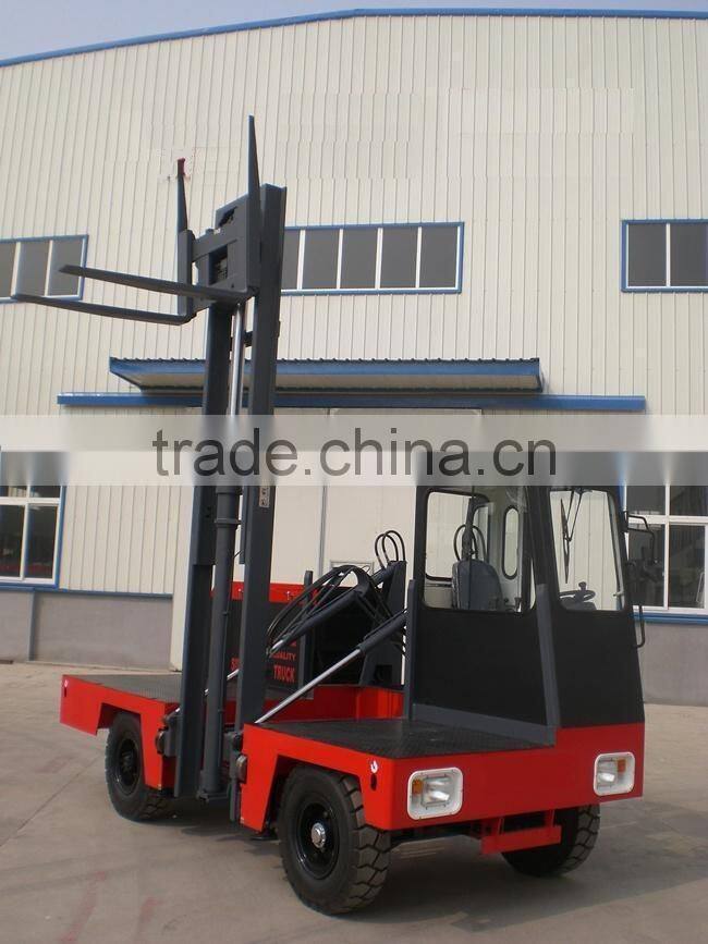 4tons diesel side loader forklift truck