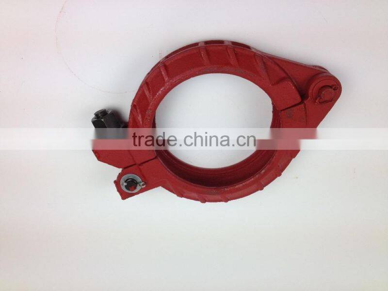 High Quality Pipe Clamp Fittings Forging Concrete Pump Pipe / Rubber Hose Clamp China Supplier