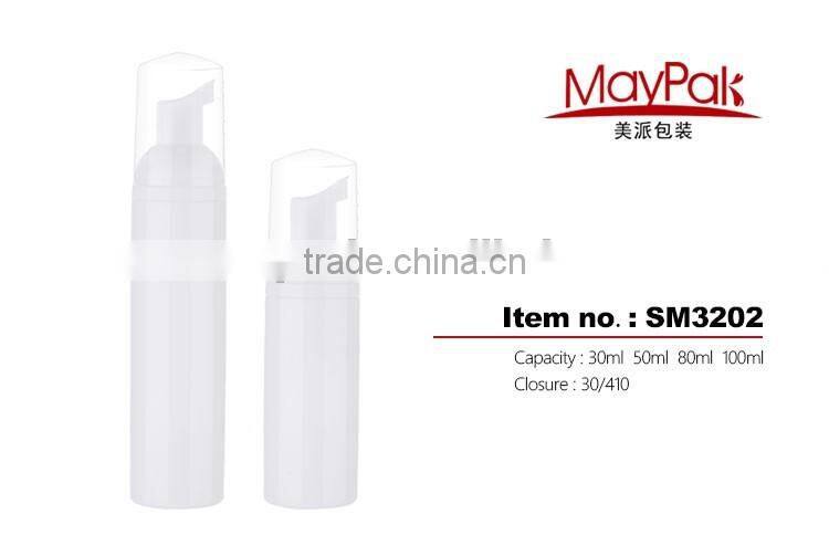 Plastic dispenser 80ml/100ml foam pump bottle