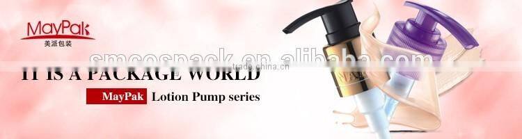 Plastic clear dispenser pump bottle for personal care