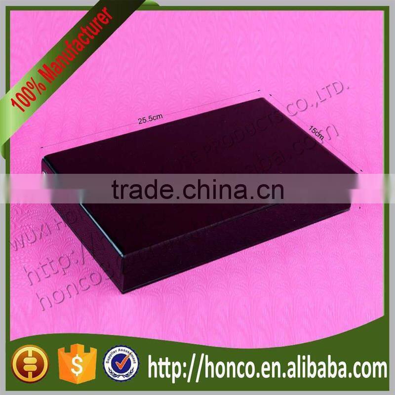 Made in China Black Colour 7 Bins Acrylic Jewelry Box Jewel Case