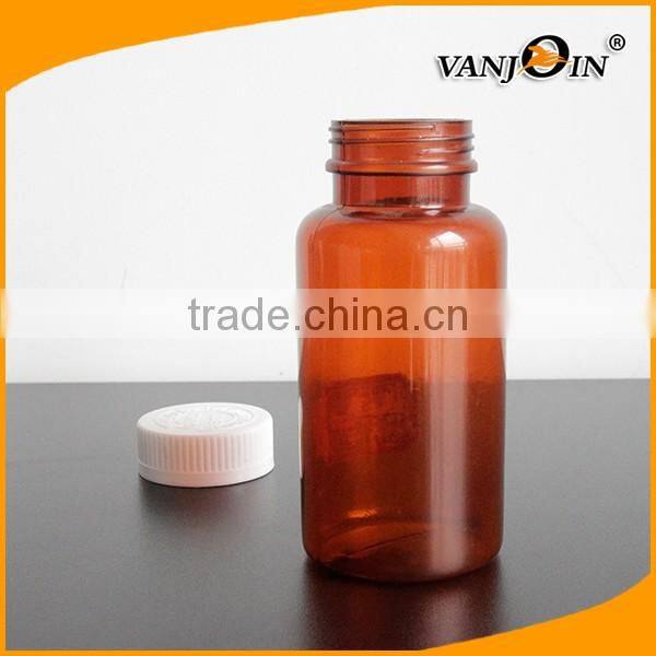 7 oz Amber Pharmacy Vials Pill Bottle Plastic Prescription