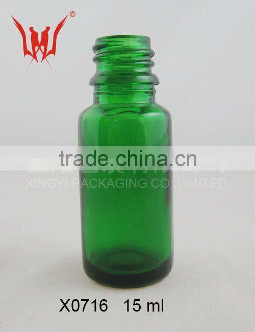 15ml green grass glass perfume bottle