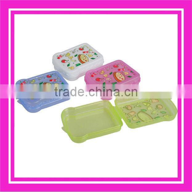 mini cartoon plastic bread box for kids