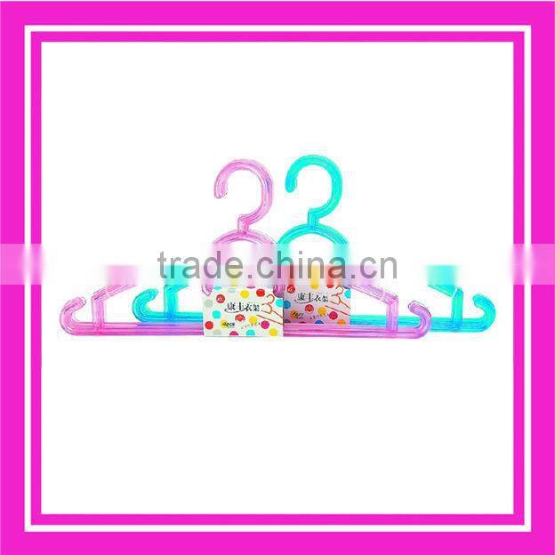 plastic transparent clothes drying hanger(10 pcs)