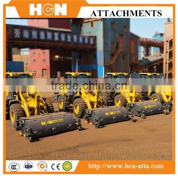 Hot HCN BM12 5T wheel loader pick up road sweeper