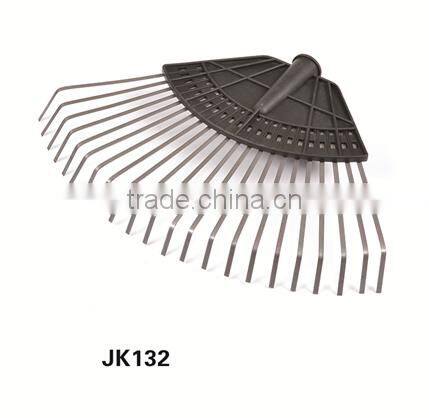 mini garden rake steel leaf grabber rake