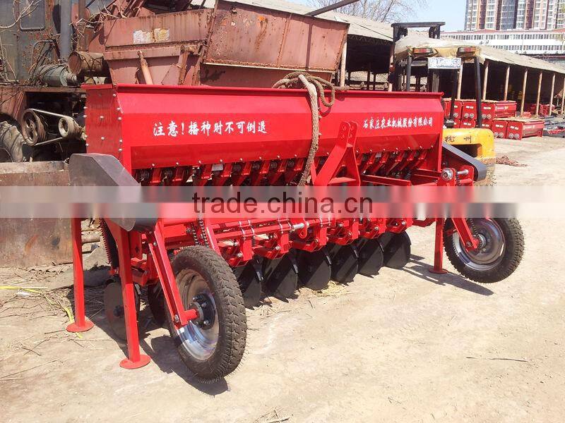 4 wheel tractor drill seeder