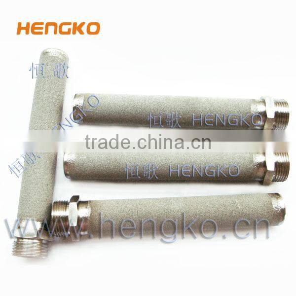 Sintered powder SS 316L porous filter tube