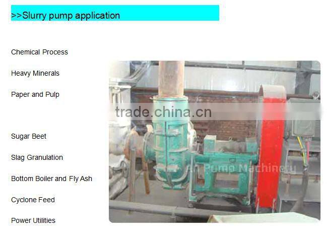 Centrifugal Rubber gold mining solid slurry pump price