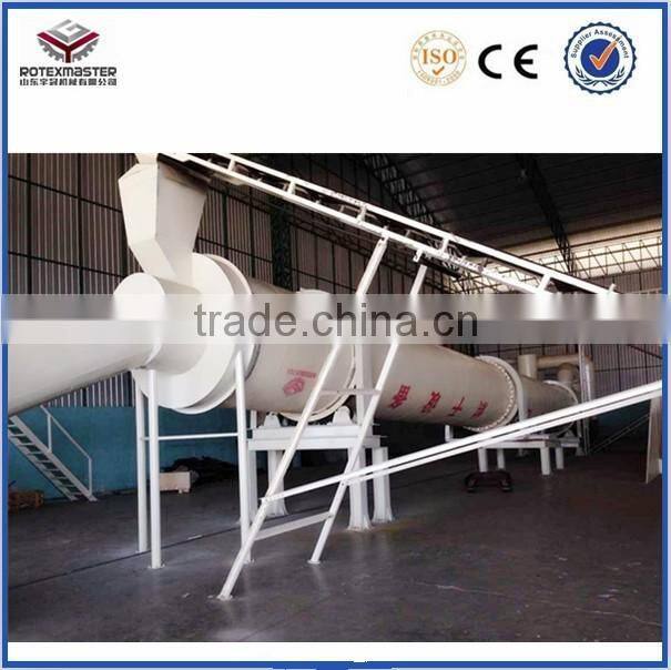 Rotex rotary dryer drying equipment / palm kernel shell dryer equipment