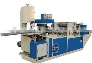 Two color napkin embossing and folding machine,tissue paper napkin making machine