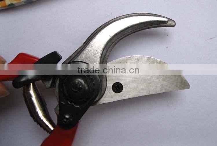 steel hand pruner with plastic coating handle or printing