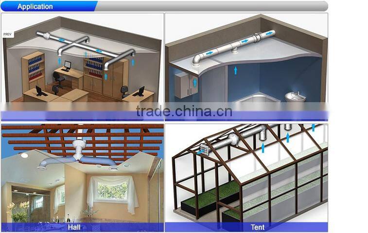 4" 100CM Hydroponics Inline Fan