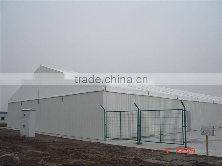 Snow resistant industrial storage building tent sheds for sale