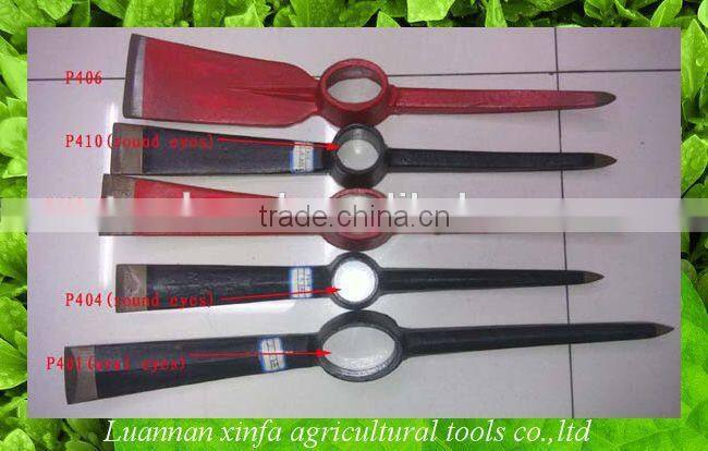 garden tools steel pickaxe