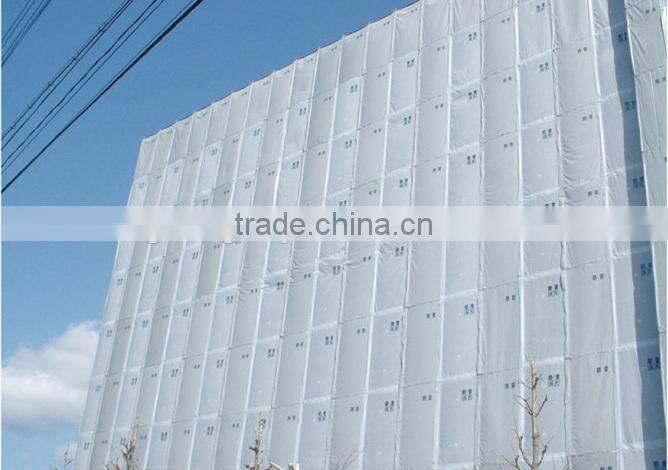 Fireproof pvc woven mesh fabric